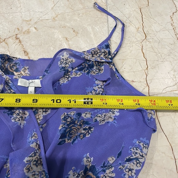 Joie silk Foxglove Dress with ruffle detail - Picture 9 of 10